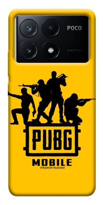 Чехол на Xiaomi Poco X6 Pubg logo ver.2 фото 1 из 1