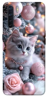 Чохол на Oppo A91 Christmas Kitty фото 1 з 1
