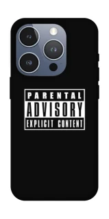 Чохол на Apple iPhone 16 Pro Parental Advisory Label фото 1 Чохол на Apple iPhone 16 Pro Parental Advisory Label фото 1 з 1