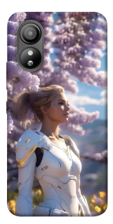 Чехол на ZTE Blade L220 Cyber space girl ver.1 фото 1 из 1