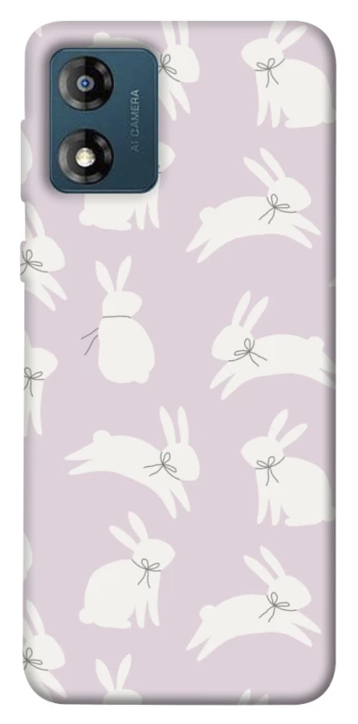 Чохол на Motorola Moto E13 Bunny Kisses фото 1 з 1