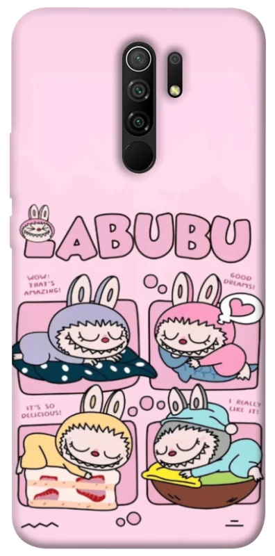 Чохол на Xiaomi Redmi 9 Labubu Dreams Collage фото 1 з 1