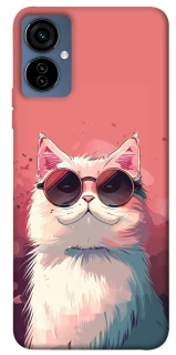 Чохол на TECNO Camon 19 Neo Сat with glasses фото 1 з 1