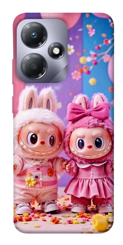 Чохол на Infinix Hot 30 Play Labubu twins ver.2 фото 1 з 1