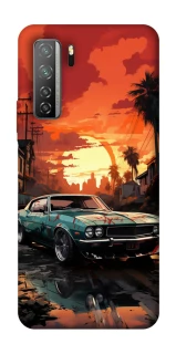 Чохол на Huawei Nova 7 SE Car at sunset фото 1 з 1