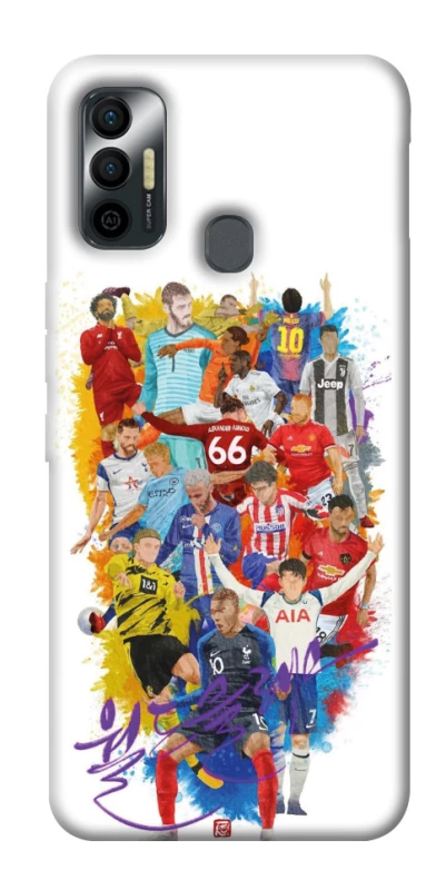 Чохол на TECNO Spark 7 Football Abstract v2 фото 1 з 1