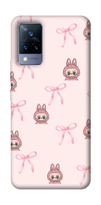 Чохол на Vivo V21 Pink bows and Labubus фото 1 з 1