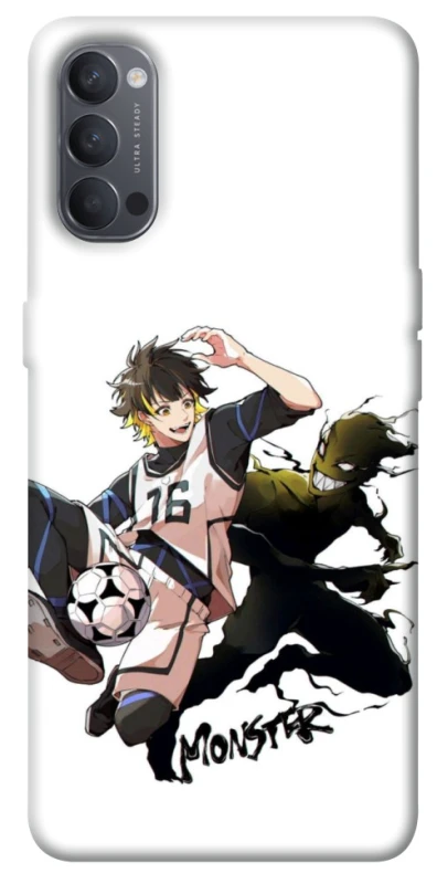 Чехол на Oppo Reno 4 Blue Lock фото 1 из 1