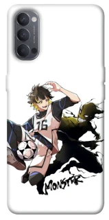 Чехол на Oppo Reno 4 Blue Lock фото 1 из 1