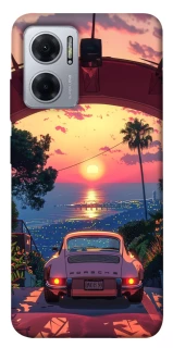Чехол на Xiaomi Redmi Note 11E Porsche at sunset фото 1 из 1