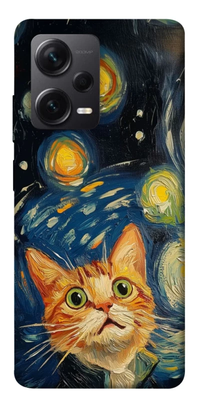 Чохол на Xiaomi Redmi Note 12 Pro 5G paint cat фото 1 з 1