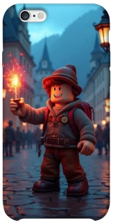 Чохол на Apple iPhone 6/6s (4.7") Roblox Fire Logo Blue Flames фото 1 з 1