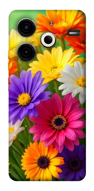 Чехол на TECNO Pova 6 Neo (LI6) Flowers v32 фото 1 из 1