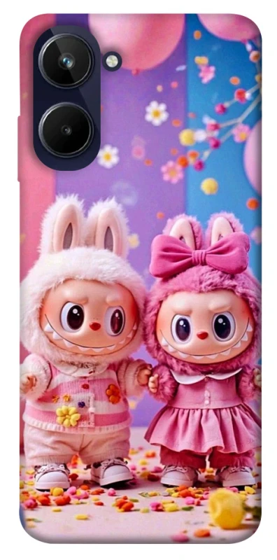 Чохол на Realme 10 4G Labubu twins ver.2 фото 1 з 1