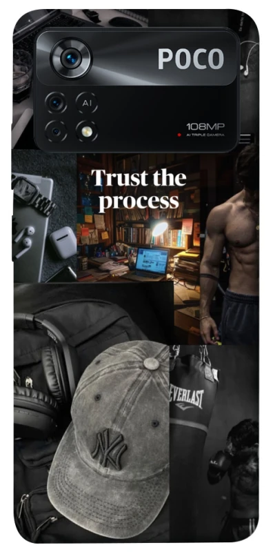 Чохол на Xiaomi Poco X4 Pro 5G Trust the Process фото 1 з 1