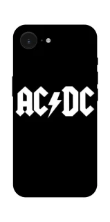Чехол на Apple iPhone 16e (6.1") AC/DC logo фото 1 из 1