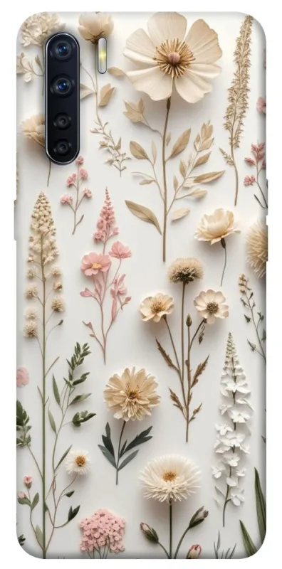 Чехол на Oppo A91 Floral design ver.1 фото 1 из 1