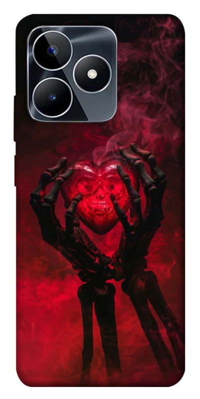 Чохол на Realme C53 Heart in the hands of a skeleton фото 1 з 1