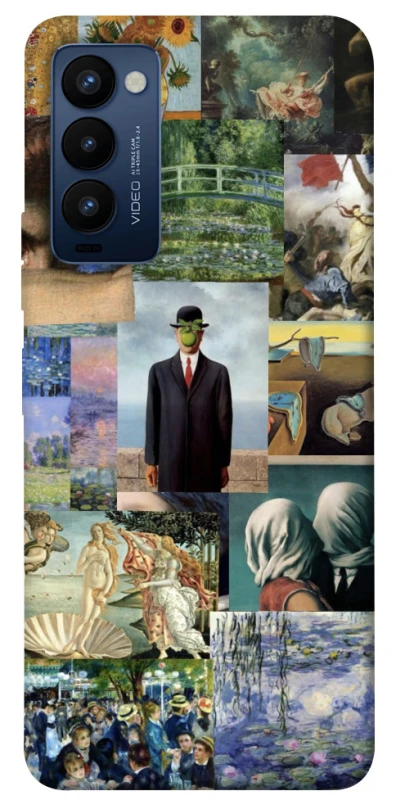 Чехол на TECNO Camon 18 Art collage ver.4 фото 1 из 1