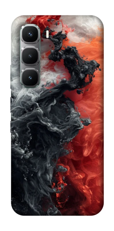 Чохол на Infinix Hot 60 Pro Black and Red фото 1 з 1