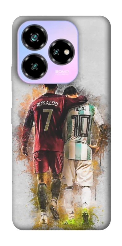 Чохол на ZTE Nubia V60 Desing Ronaldo та Messi фото 1 з 1