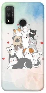Чохол на Huawei P Smart (2020) Funny Pets ver.2 фото 1 з 1