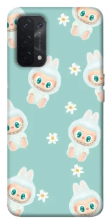 Чехол на Oppo A54 5G / A74 5G Labubu Green фото 1 из 1