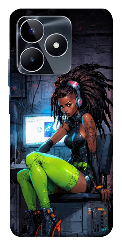 Чехол на Realme C53 Cyber girl фото 1 из 1
