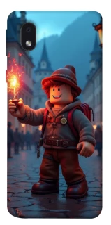 Чохол на Samsung Galaxy M01 Core / A01 Core Roblox Fire Logo Blue Flames фото 1 з 1