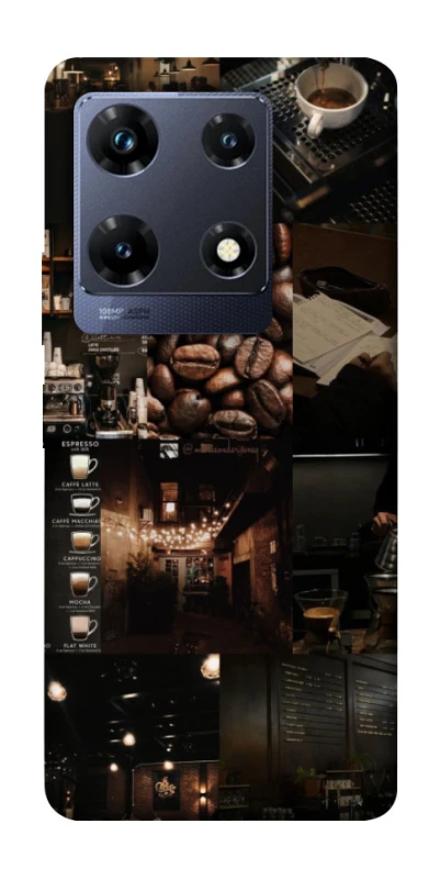 Чохол на Infinix Note 30 Pro Coffee collage ver.1 фото 1 з 1