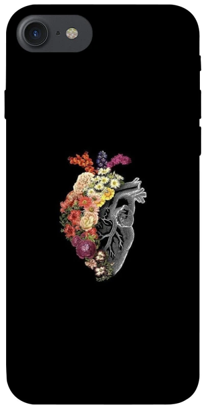 Чохол на Apple iPhone 7 / 8 (4.7") Heart with flowers фото 1 з 1