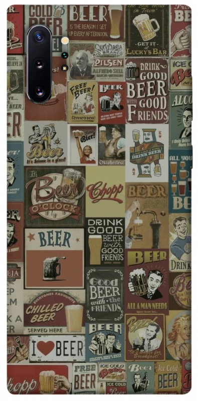 Чехол на Samsung Galaxy Note 10 Plus Retro collage ver.1 фото 1 из 1