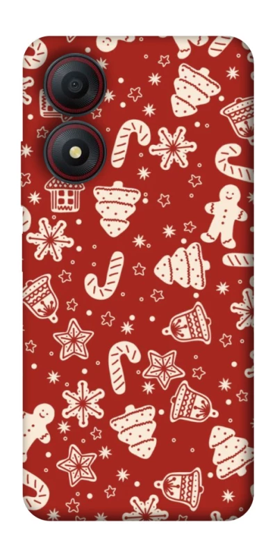 Чехол на ZTE Blade A34 4G Новогодний v3 фото 1 из 1