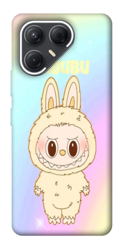 Чехол на TECNO Pova 7 Fluffy Rainbow Labubu фото 1 из 1