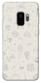 Чехол на Samsung Galaxy S9 Star Wars background ver.1 фото 1 из 1