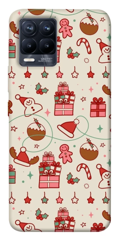 Чохол на Realme 8 Новорічний v14 фото 1 з 1