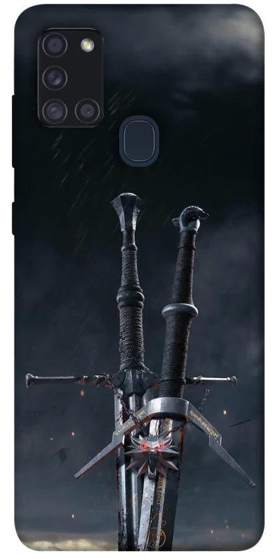 Чохол на Samsung Galaxy A21s Мечі Ведьмака фото 1 з 1