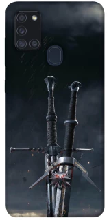 Чохол на Samsung Galaxy A21s Мечі Ведьмака фото 1 з 1