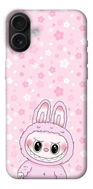 Чехол на Apple iPhone 16 Plus Pink Labubu фото 1 из 1
