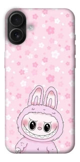 Чехол на Apple iPhone 16 Plus Pink Labubu фото 1 из 1