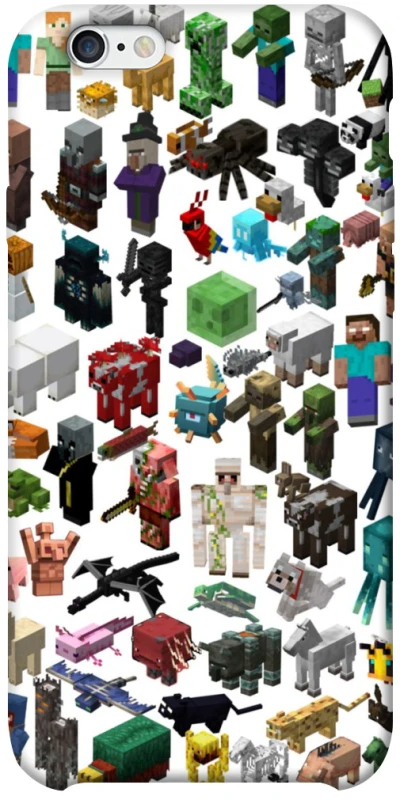 Чохол на Apple iPhone 6/6s plus (5.5") Minecraft v4 фото 1 з 1