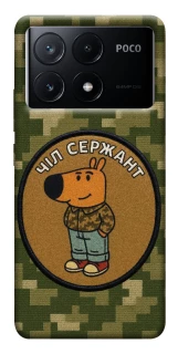 Чехол на Xiaomi Poco X6 Чил сержант фото 1 из 1