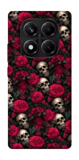 Чехол на Xiaomi Redmi Note 14 Pro 5G Черепа и розы фото 1 из 1
