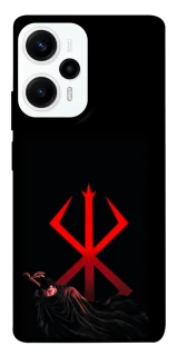 Чехол на Xiaomi Poco F5 / Note 12 Turbo Berserk Red Logo фото 1 из 1