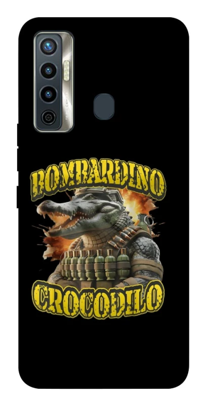 Чохол на TECNO Camon 17 Bombardino Crocodilo фото 1 з 1
