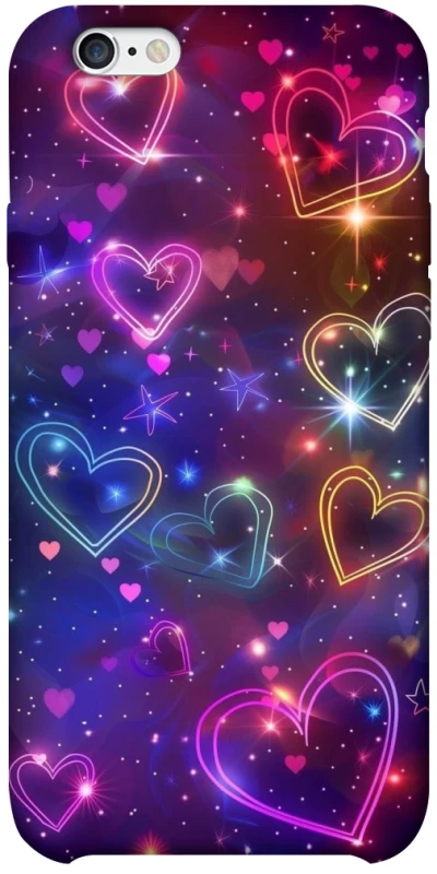 Чохол на Apple iPhone 6/6s plus (5.5") Drawn hearts фото 1 з 1