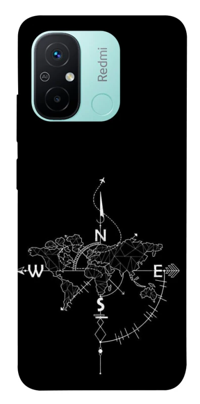 Чехол на Xiaomi Redmi 12C / Poco C55 Travel Map фото 1 из 1