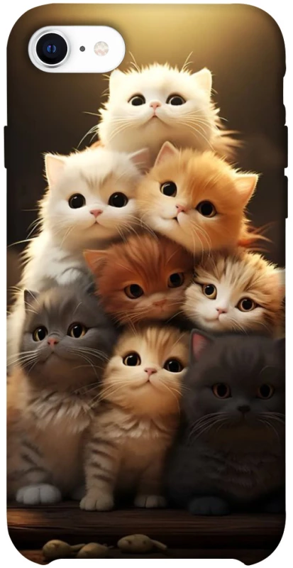 Чохол на Apple iPhone SE (2020) Чохол Kittie Love v2 фото 1 з 1