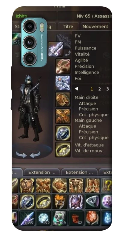 Чохол на Motorola Moto G60 Character Menu ver.1 фото 1 з 1