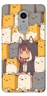 Чехол на Xiaomi Redmi Note 4X / Note 4 (Snapdragon) Like a cat фото 1 из 1